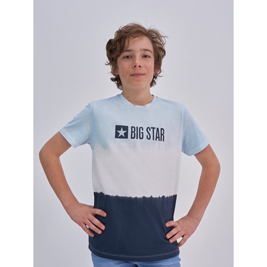 Koszulka chłopięca tie-dye niebieska Okley 400 ze sklepu Big Star w kategorii T-shirty chłopięce - zdjęcie 139765438