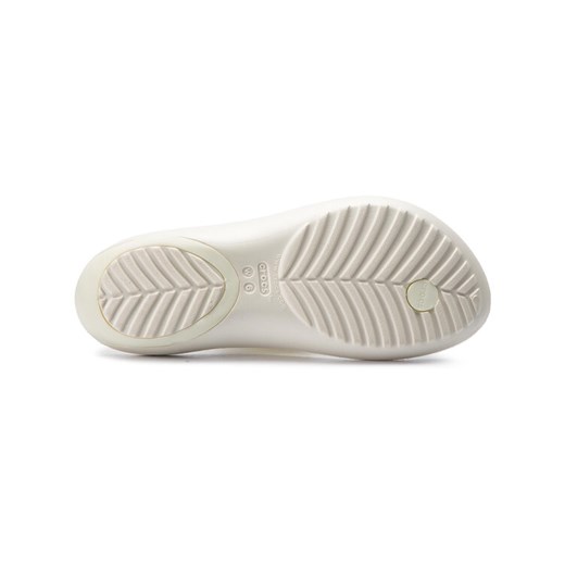 Crocs Sandały Serena Flip W 205468 Biały Crocs 41_5 wyprzedaż MODIVO