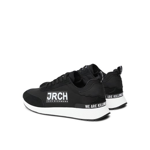 John Richmond Sneakersy 12204/CP B Czarny John Richmond 43 wyprzedaż MODIVO