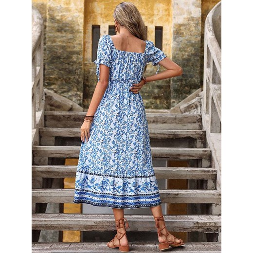 Sukienka w kolorze błękitnym Tina XL okazyjna cena Limango Polska