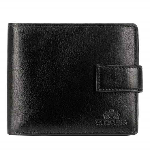 Męski portfel ze skóry duży czarny ze sklepu WITTCHEN w kategorii Portfele męskie - zdjęcie 139789548