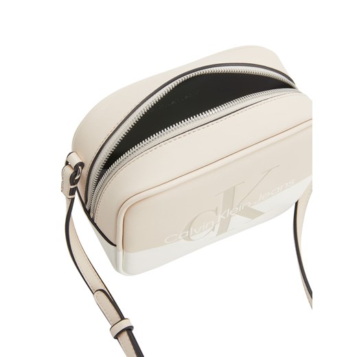 CALVIN KLEIN TOREBKA DAMSKA SCULPTED CAMERA BAG BEIGE/WHITE K60K609775 02X UNI okazyjna cena messimo