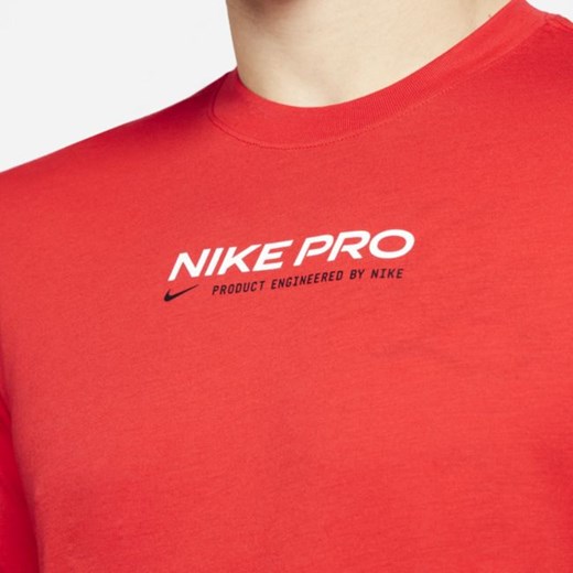 Męski T-shirt treningowy Nike Pro Dri-FIT - Czerwony Nike XL promocja Nike poland