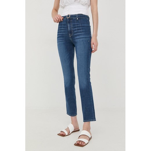 Guess jeansy damskie high waist ze sklepu ANSWEAR.com w kategorii Jeansy damskie - zdjęcie 139824397