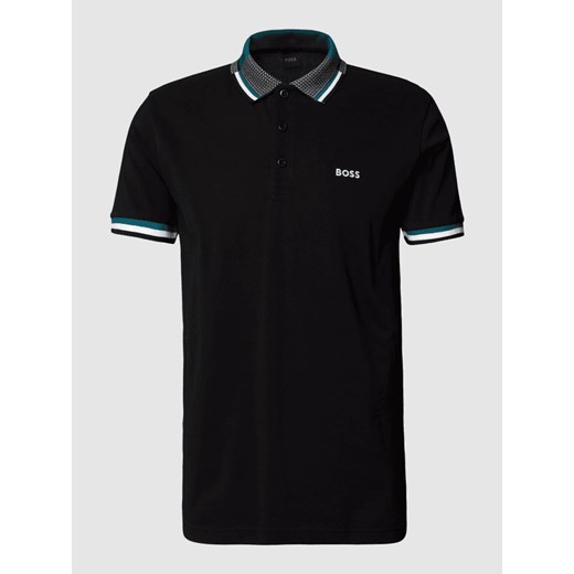 Koszulka polo o kroju regular fit z paskami w kontrastowym kolorze model ‘Paddy’ M Peek&Cloppenburg 