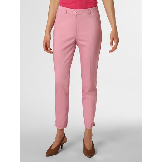 comma Spodnie Kobiety Bawełna różowy jednolity ze sklepu vangraaf w kategorii Spodnie damskie - zdjęcie 139854076