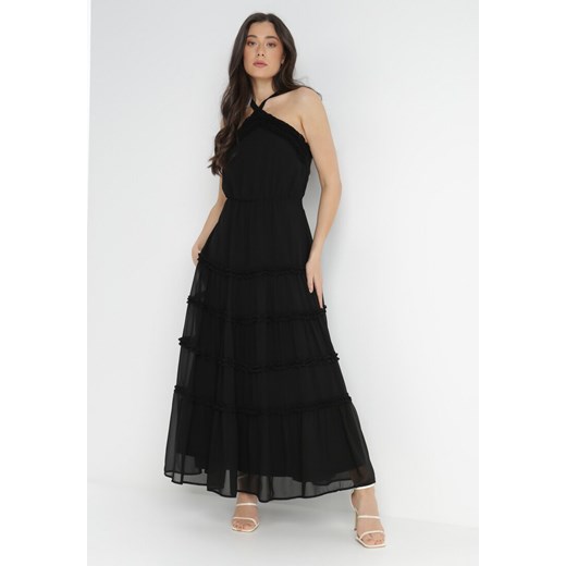 Czarna Sukienka Auxiche ze sklepu Born2be Odzież w kategorii Sukienki - zdjęcie 139859756