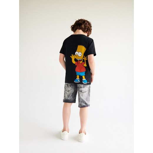 Reserved - T-shirt The Simpsons - Czarny Reserved 170 Reserved