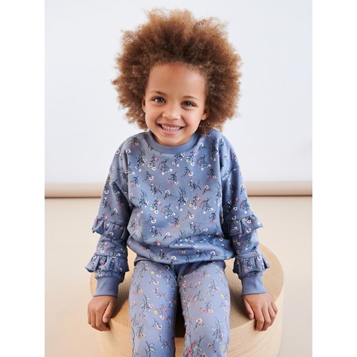 Sinsay - Bluza w kwiaty - Niebieski Sinsay 128 Sinsay