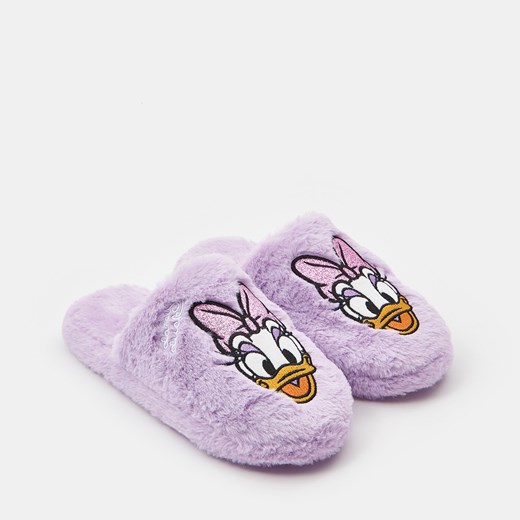 Sinsay - Kapcie Daisy - Fioletowy Sinsay 40-41 wyprzedaż Sinsay