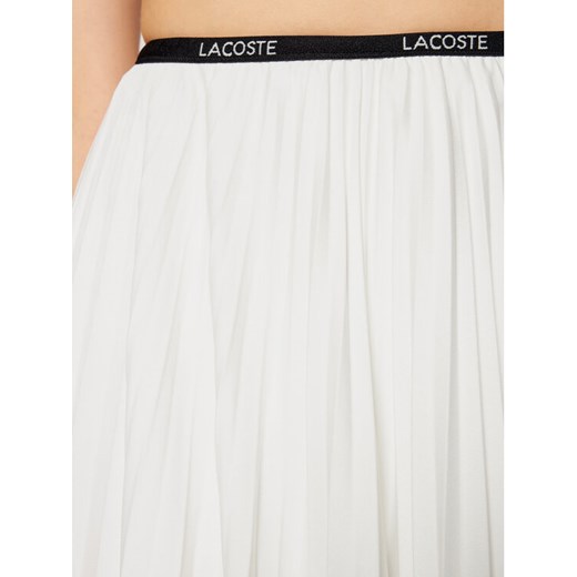 Lacoste Spódnica plisowana JF5455 Biały Regular Fit Lacoste M okazja MODIVO