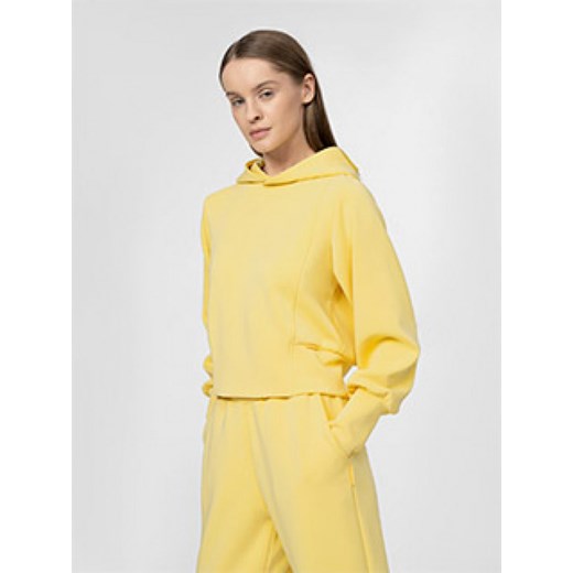 Bluza damska 4F krótka żółta sportowa
