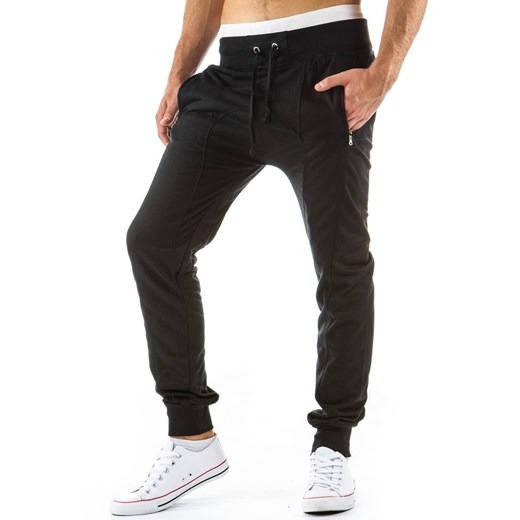 Spodnie (ux0113) - Czarny dstreet czarny baggy