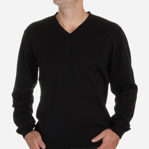 Sweter Willsoor willsoor-sklep-internetowy czarny bawełniane