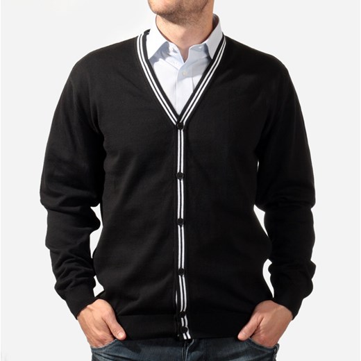 Sweter Cardigan Willsoor willsoor-sklep-internetowy czarny kardigan