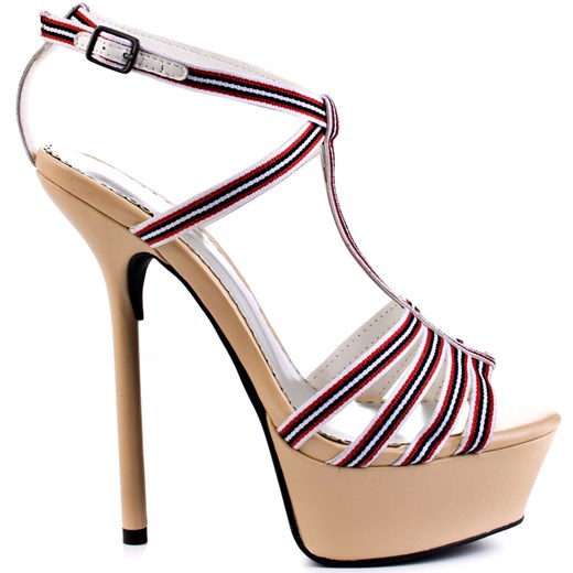 Keona - White Com
Bebe Shoes  heels-com bialy 