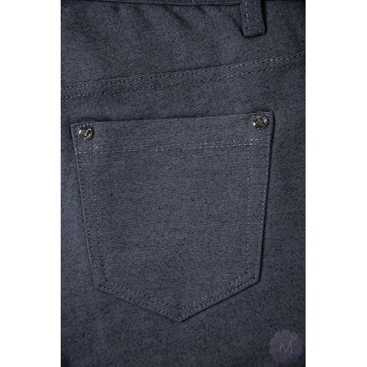 Damskie  spodnie szare leginsy rurki z wysokim stanem (DR003-4) mercerie-pl szary jednoplaczaste
