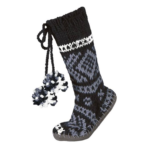 Barts Log Cabin Homesocks black - skarpety domowe wzór norweski - Najwiekszy wybór. SPRAWDŹ czas-sportu-pl czarny abstrakcyjne wzory