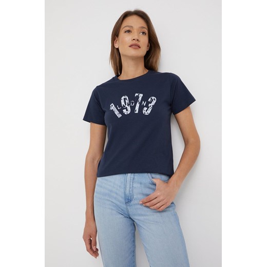 Pepe Jeans t-shirt bawełniany kolor granatowy Pepe Jeans XL ANSWEAR.com