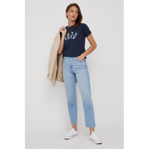 Pepe Jeans t-shirt bawełniany kolor granatowy Pepe Jeans XL ANSWEAR.com