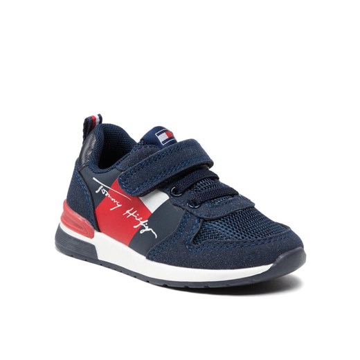 Tommy Hilfiger Sneakersy Low Cut Lace-Up Velcro Sneaker T1B4-32234-1040 M Tommy Hilfiger 23 MODIVO