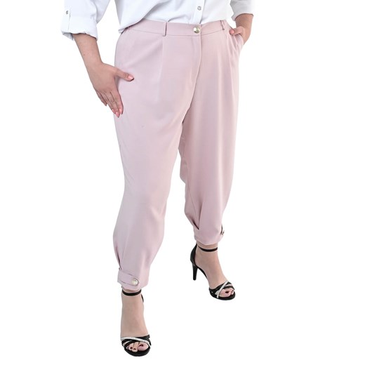 Spodnie FSD1053 RÓŻOWY JASNY ze sklepu fokus.pl w kategorii Spodnie damskie - zdjęcie 140534625