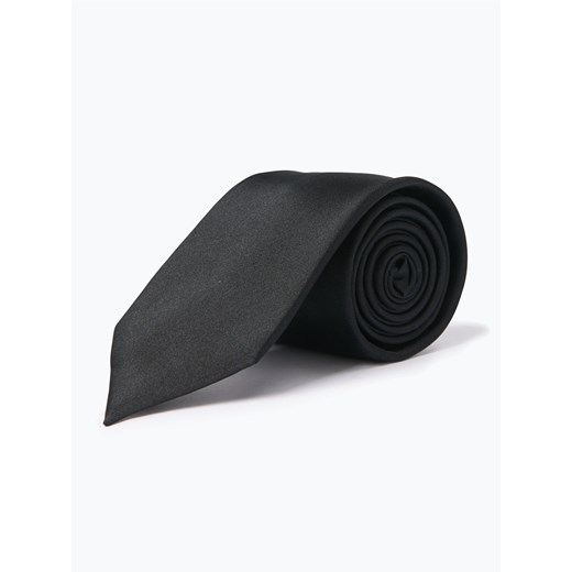 Calvin Klein - Krawat jedwabny męski, czarny Calvin Klein ONE SIZE vangraaf