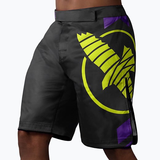Spodenki do MMA Hayabusa Icon Fight czarno-żółte ICFS-BK-L | WYSYŁKA W 24H | 30 Hayabusa M sportano.pl