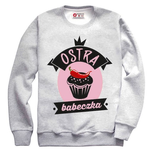 Ostra Babeczka pewex bialy bluza