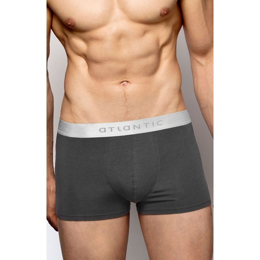 Atlantic grafitowe bokserki męskie BMH-012, Kolor grafitowy, Rozmiar M, ATLANTIC ze sklepu Intymna w kategorii Majtki męskie - zdjęcie 140668499