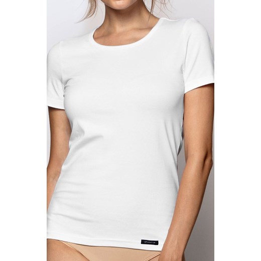 Koszulka damska BLV-199, Kolor biały, Rozmiar 2XL, ATLANTIC ze sklepu Intymna w kategorii Podkoszulki i halki - zdjęcie 140668617