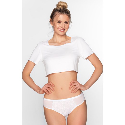 Figi damskie 153, Kolor biały, Rozmiar S, Babell ze sklepu Intymna w kategorii Majtki damskie - zdjęcie 140669155