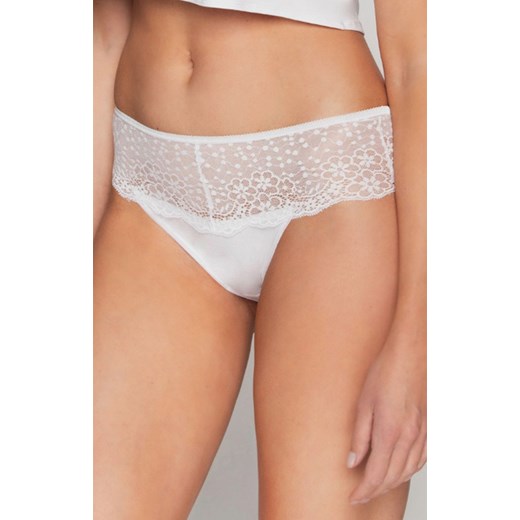 Figi damskie białe 162, Kolor biały, Rozmiar S, Babell ze sklepu Intymna w kategorii Majtki damskie - zdjęcie 140669178