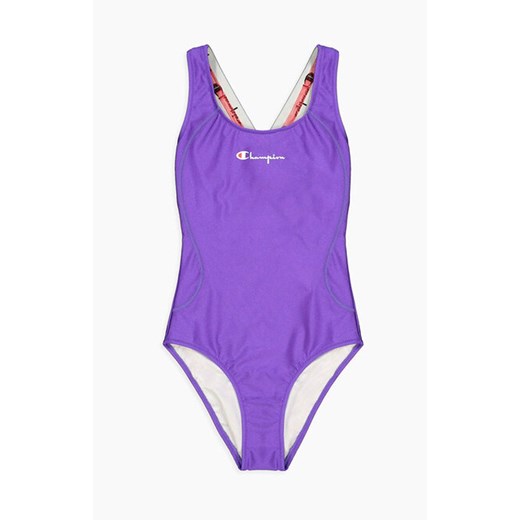 Sportowy strój kąpielowy jednoczęściowy fioletowy VS017 113025, Kolor fioletowy, Rozmiar XS, Champion ze sklepu Intymna w kategorii Stroje kąpielowe - zdjęcie 140670079