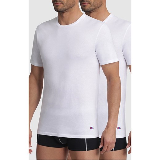 Koszulka męska 09G5-0RL 2-pak, Kolor biały, Rozmiar S, Champion ze sklepu Intymna w kategorii Podkoszulki męskie - zdjęcie 140670108