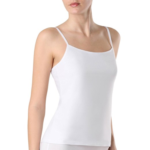 Koszulka damska bawełniana podkoszulek na ramiączkach biały LT 2019, Kolor biały, Rozmiar XL, Conte ze sklepu Intymna w kategorii Podkoszulki i halki - zdjęcie 140670705