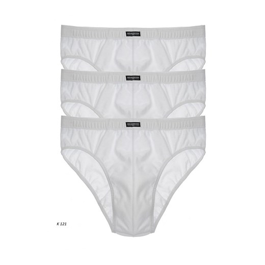 3-pack Bawełniane slipy męskie białe Classic 1446-K121_, Kolor biały, Rozmiar L, Henderson ze sklepu Intymna w kategorii Majtki męskie - zdjęcie 140675388