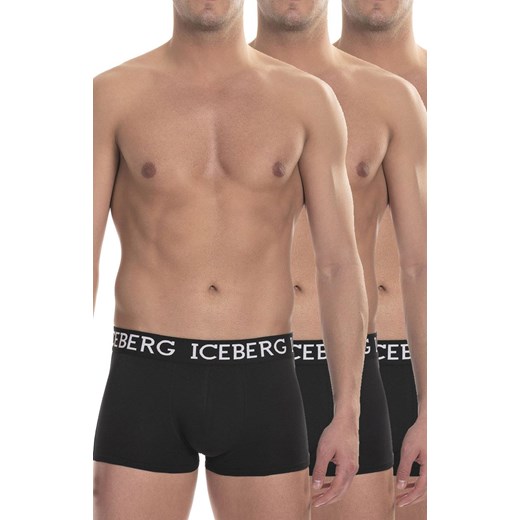 Bokserki męskie ICE1UTR01T-Trunk 3-pack, Kolor czarny, Rozmiar M, ICEBERG Iceberg XL okazyjna cena Intymna