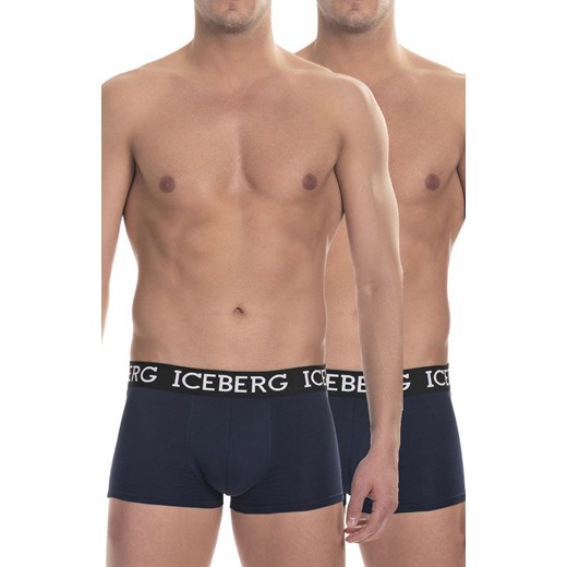 Bokserki męskie ICE1UTR01B-Trunk 2-pack, Kolor granatowy, Rozmiar M, ICEBERG Iceberg M promocja Intymna