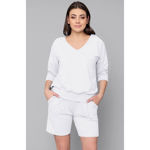 Karina komplet damski 3/4+kr., Kolor biały, Rozmiar S, Italian Fashion ze sklepu Intymna w kategorii Piżamy damskie - zdjęcie 140676809