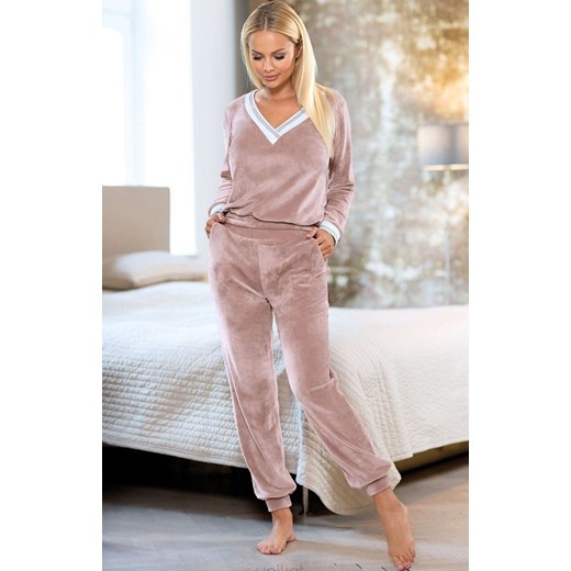 Geri piżama dres, Kolor róż pudrowy, Rozmiar XL, Unikat ze sklepu Intymna w kategorii Piżamy damskie - zdjęcie 140684527