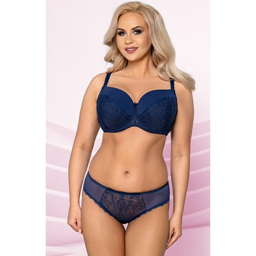 Biustonosz usztywniany granatowy VB-377, Kolor granatowy, Rozmiar 70E, Vena ze sklepu Intymna w kategorii Biustonosze - zdjęcie 140684687