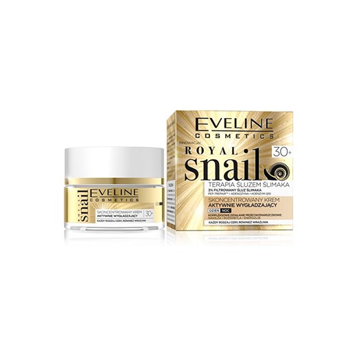 Eveline Royal Snail 30+ terapia śluzem ślimaka skoncentrowany krem aktywnie Eveline onesize promocyjna cena Primodo