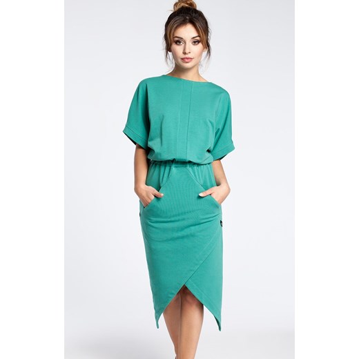 Sukienka B029, Kolor zielony, Rozmiar L/XL, BE Be L/XL Primodo