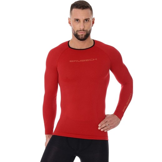 Koszulka męska 3D Run PRO LS13000, Kolor czerwony, Rozmiar S, Brubeck ze sklepu Primodo w kategorii T-shirty męskie - zdjęcie 140691799