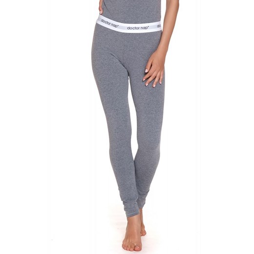 LEG.4326 legginsy z gumą Doctor Nap, Kolor szary, Rozmiar S, Doctor Nap Doctor Nap XL Primodo okazja