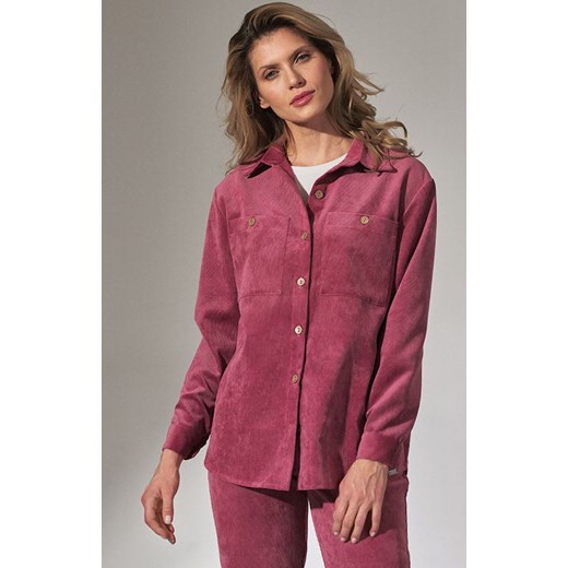 Koszula M747, Kolor różowy, Rozmiar L/XL, Figl ze sklepu Primodo w kategorii Koszule damskie - zdjęcie 140694306
