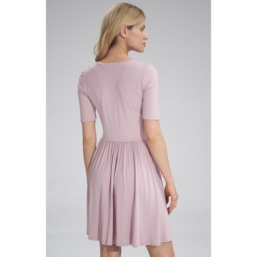 Sukienka M751, Kolor różowy, Rozmiar L, Figl Figl XL Primodo