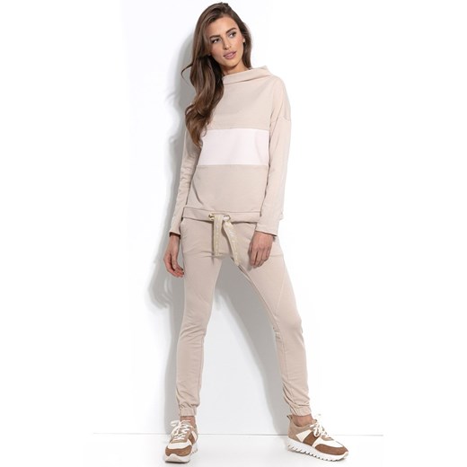 Spodnie F945, Kolor beżowy, Rozmiar S/M, Fobya ze sklepu Primodo w kategorii Spodnie damskie - zdjęcie 140696149