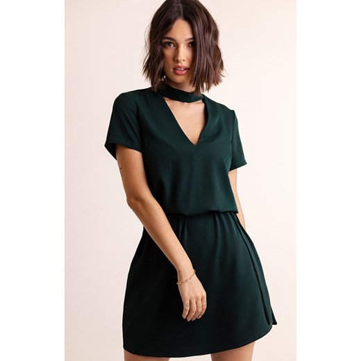 Francesca sukienka z chokerem 292, Kolor zielony, Rozmiar uniwersalny, Ivon Ivon uniwersalny okazja Primodo